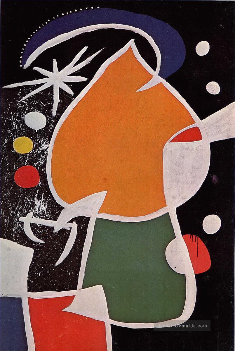 Frau in der Nacht 2 Joan Miró Ölgemälde